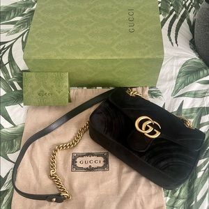Gucci Velvet Matelasse Mini GG